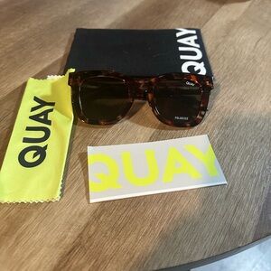 QUAY After Hours Sunglasses tortoiseshell polarized